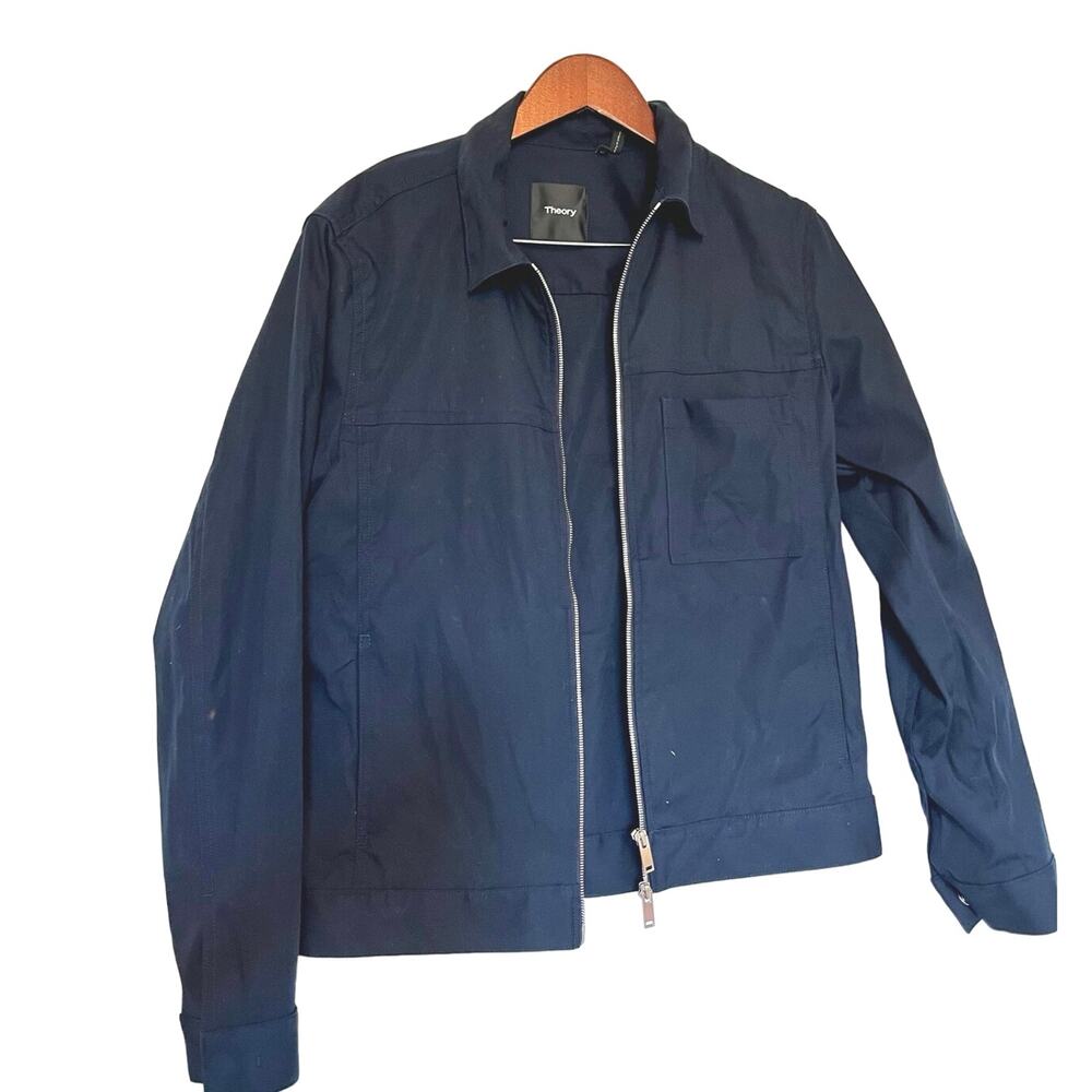 Men’s Theory Jamie Jacket- Medium- Stretch Cotton- Pockets